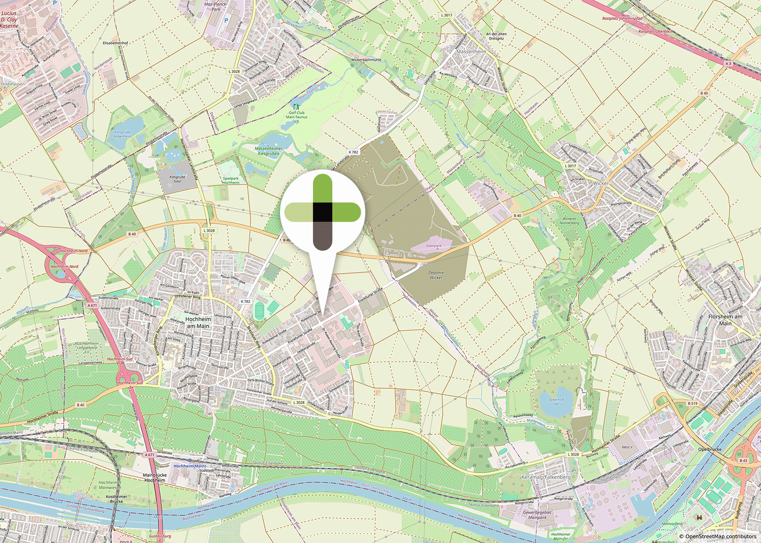 Standort von DornManhart in Hochheim am Main